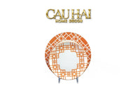 Set Đĩa Dinner Gốm Sứ Lattice Atelier Cognac 2pcs-SET CHÉN DĨA-CẬU HAI HOME DECOR