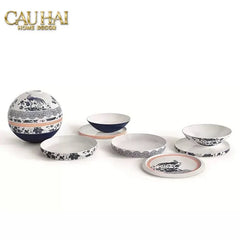 Set Đĩa Gốm Sứ Première La Petite Boule Memphis Complète Édition - Full Box-SET CHÉN DĨA-CẬU HAI HOME DECOR