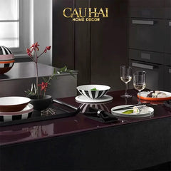 Set Đĩa Gốm Sứ Première La Petite Boule Memphis Complète Édition - Full Box-SET CHÉN DĨA-CẬU HAI HOME DECOR
