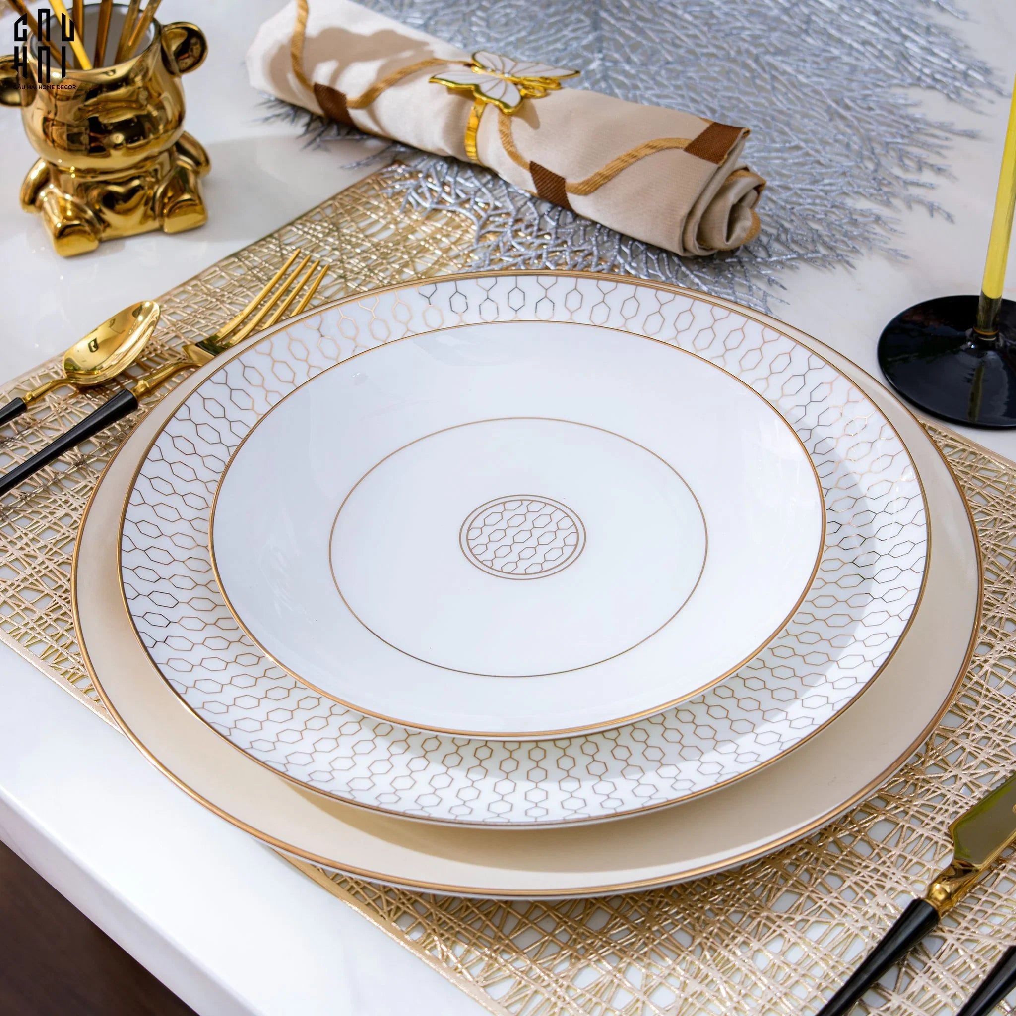 Set Dinner Le Palais 3Pcs Ss22-SET CHÉN DĨA-CẬU HAI HOME DECOR