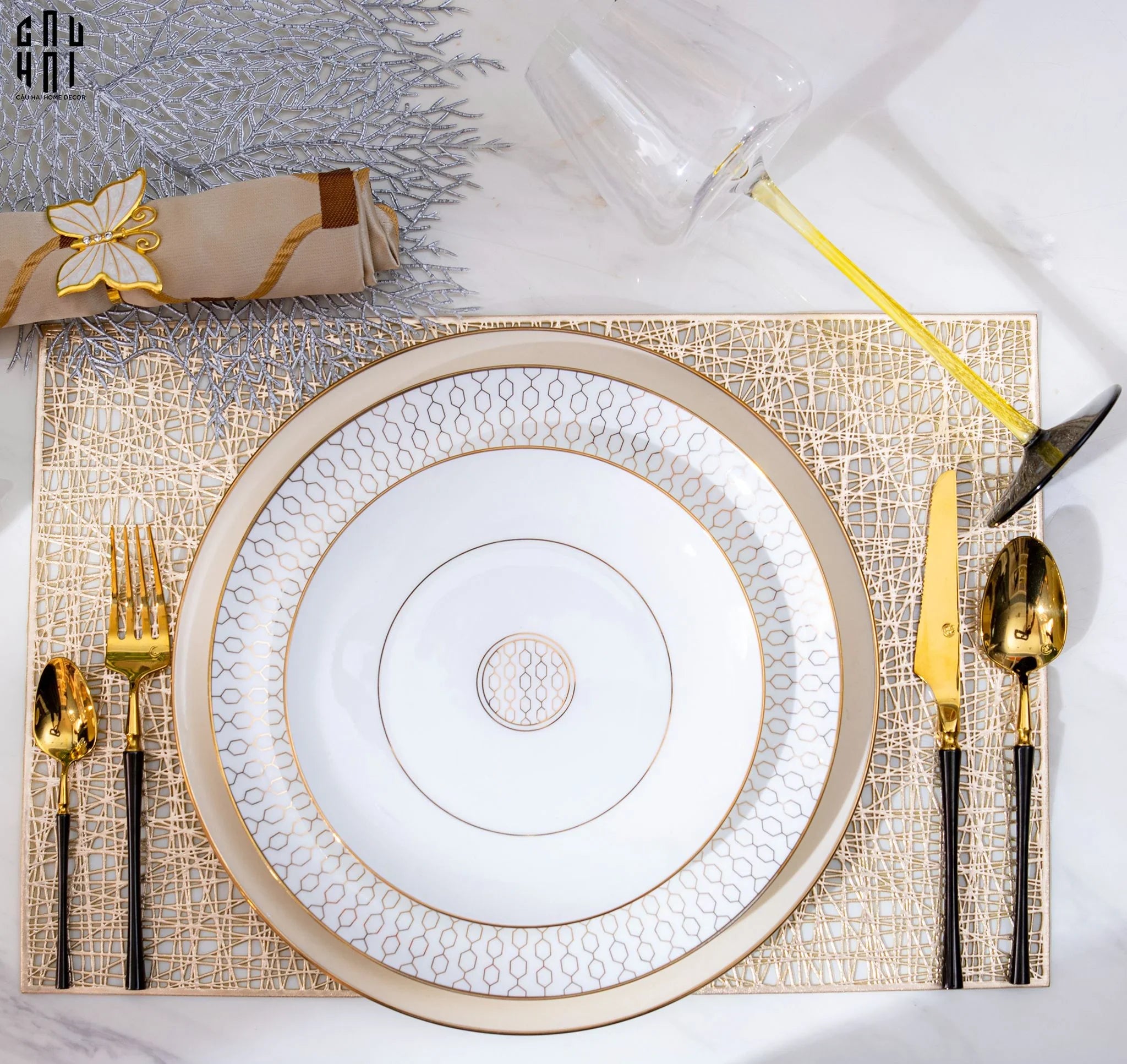Set Dinner Le Palais 3Pcs Ss22-SET CHÉN DĨA-CẬU HAI HOME DECOR