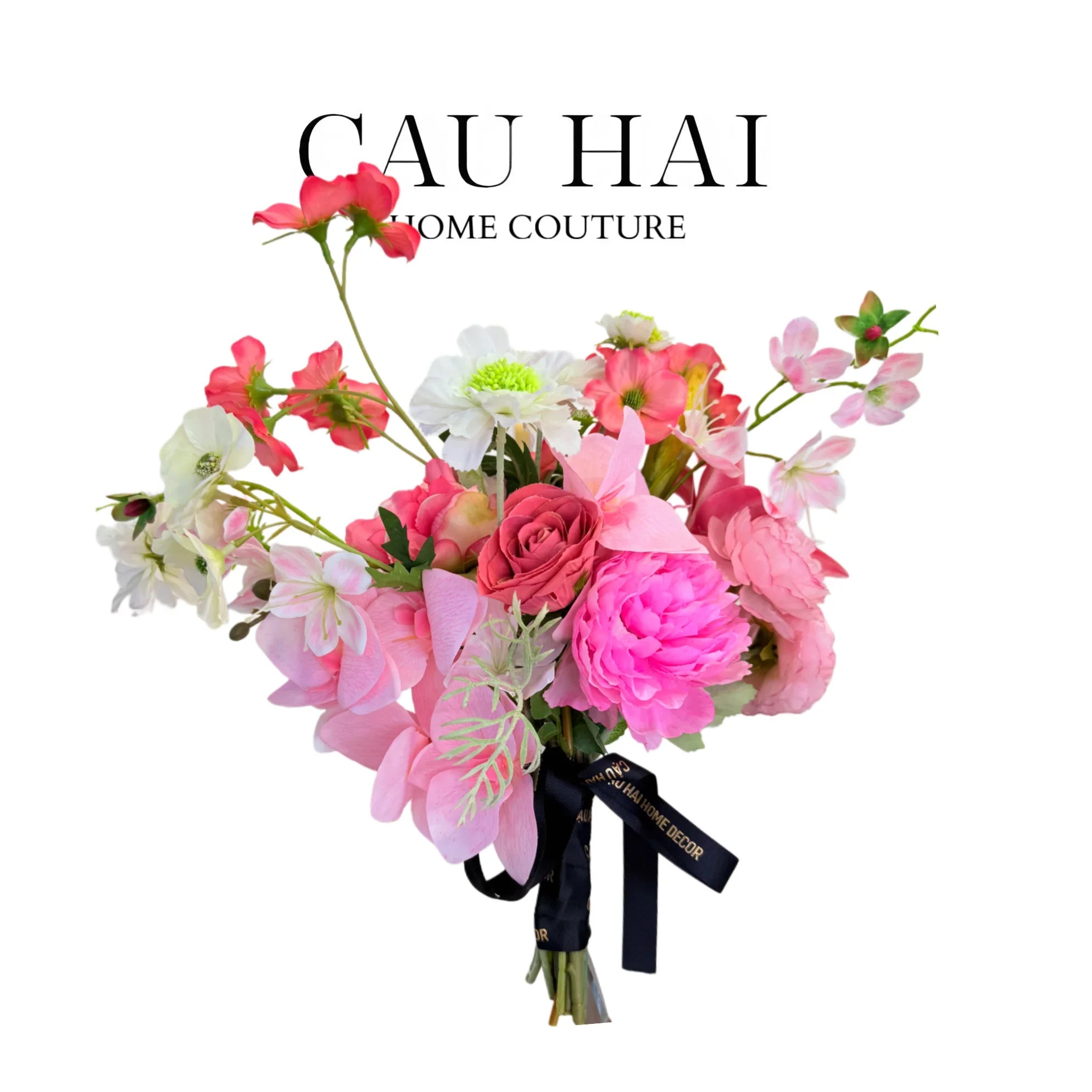 Set Hoa Blush Morning-TƯỢNG TRANG TRÍ-CẬU HAI HOME DECOR