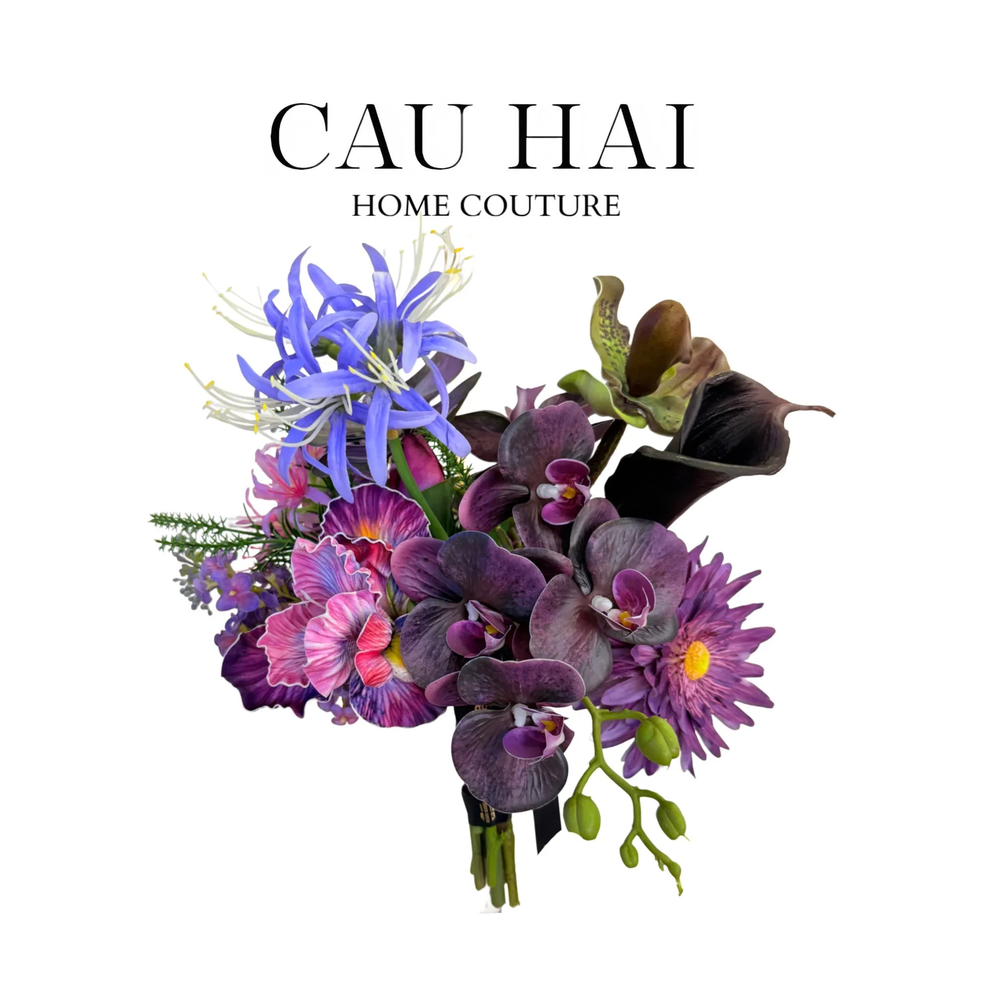 Set Hoa Midnight Reverie-TƯỢNG TRANG TRÍ-CẬU HAI HOME DECOR