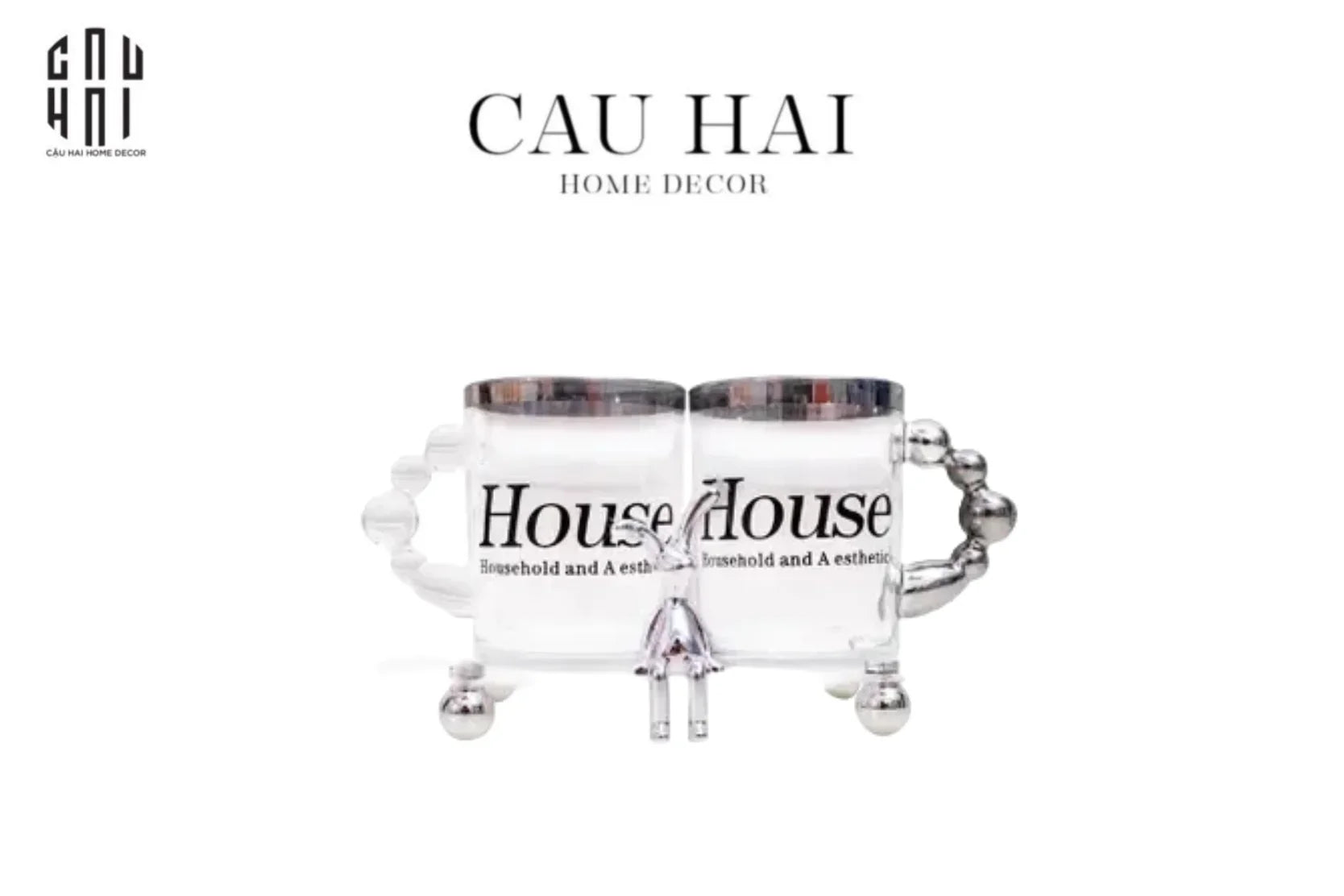 Set Khay Và 2 Ly Morning Bathroom Vanity-KHAY TRANG TRÍ-CẬU HAI HOME DECOR