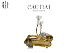 Set Lọ Gia Vị Persian Golden Callac Lily Vanity-LY THỦY TINH-Đối tác tại Trung Quốc theo từng đơn đặt hàng-CẬU HAI HOME DECOR