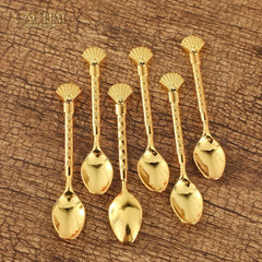 Set Muỗng - Gold Coffee Spoon Swan Carousel 6 Cái-CẬU HAI HOME DECOR