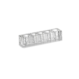 Set Nhà Tắm Pha Lê Pure Cristalleries Cannage Facetté Bathroom Vanity Sets Lọ Bàn Chải 5 Slots-PHỤ KIỆN NHÀ TẮM-CẬU HAI HOME DECOR-Crystal-CẬU HAI HOME DECOR