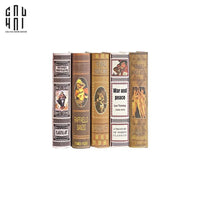 Set Sách Cổ Điển 5Pcs-SÁCH TRANG TRÍ-CẬU HAI HOME DECOR