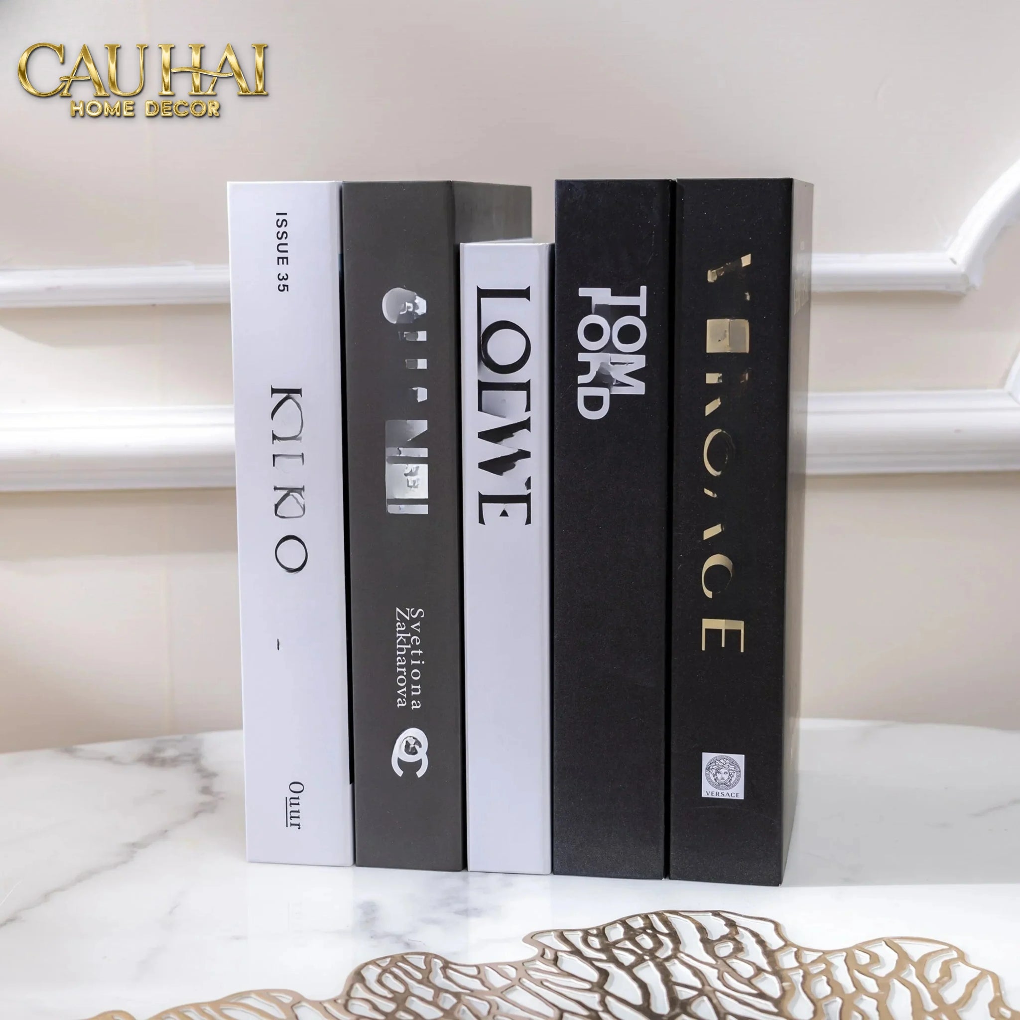 Set Sách Trang Trí Phong Cách Hiện Đại Size L-SÁCH TRANG TRÍ-CẬU HAI HOME DECOR