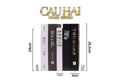 Set Sách Trang Trí Phong Cách Hiện Đại Size L-SÁCH TRANG TRÍ-CẬU HAI HOME DECOR