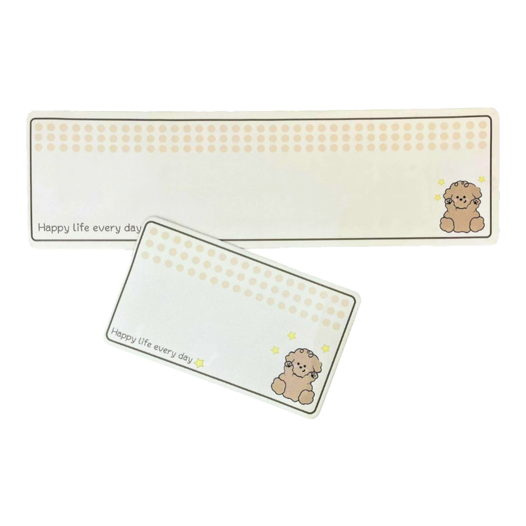 Set Thảm Bếp Da Cao Cấp - Water & Oil Repellent 45x75/150 - Happy Puppy-THẢM BẾP-Đối tác tại Trung Quốc theo từng đơn đặt hàng-CẬU HAI HOME DECOR