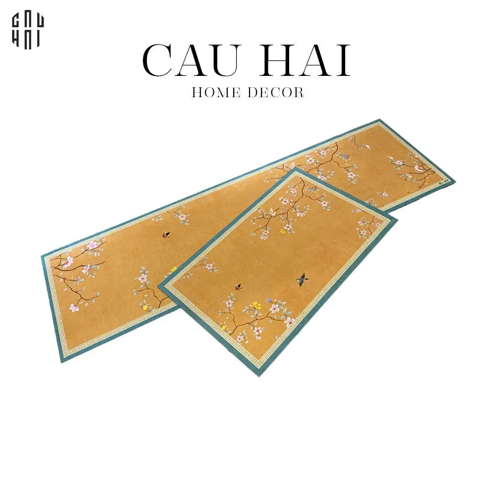Set Thảm Bếp Microfiber 45x75/150 - Marvelous Spring-THẢM BẾP-CẬU HAI HOME DECOR