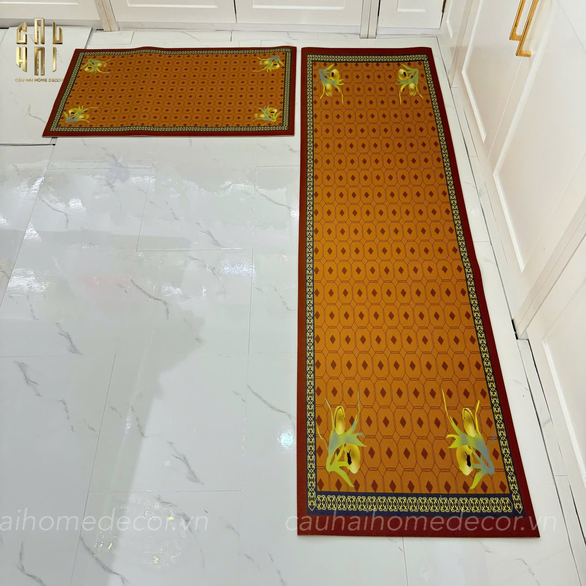 Set Thảm Bếp Microfiber 45x75/150 - Wallace-THẢM BẾP-Đối tác tại Trung Quốc theo từng đơn đặt hàng-CẬU HAI HOME DECOR