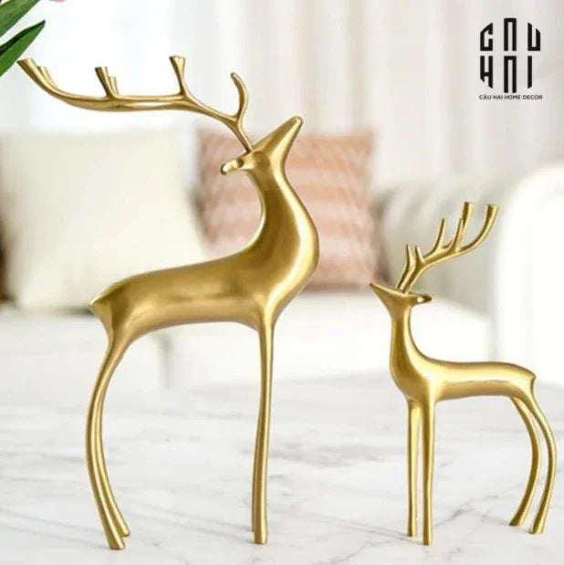 Set Tượng Golden Alley Premium-TƯỢNG TRANG TRÍ-CẬU HAI HOME DECOR