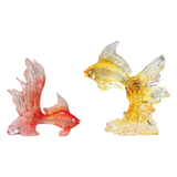 Set Tượng Resin Song Ngư Vượng Phát – Rubis Élégance
