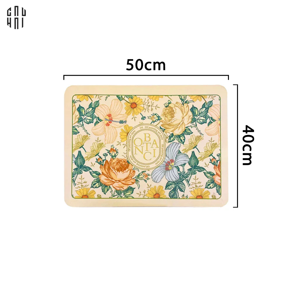 Tấm Lót Microfiber Flower Lovers B 30X40-Hoa Lụa-Đối tác tại Trung Quốc theo từng đơn đặt hàng-CẬU HAI HOME DECOR