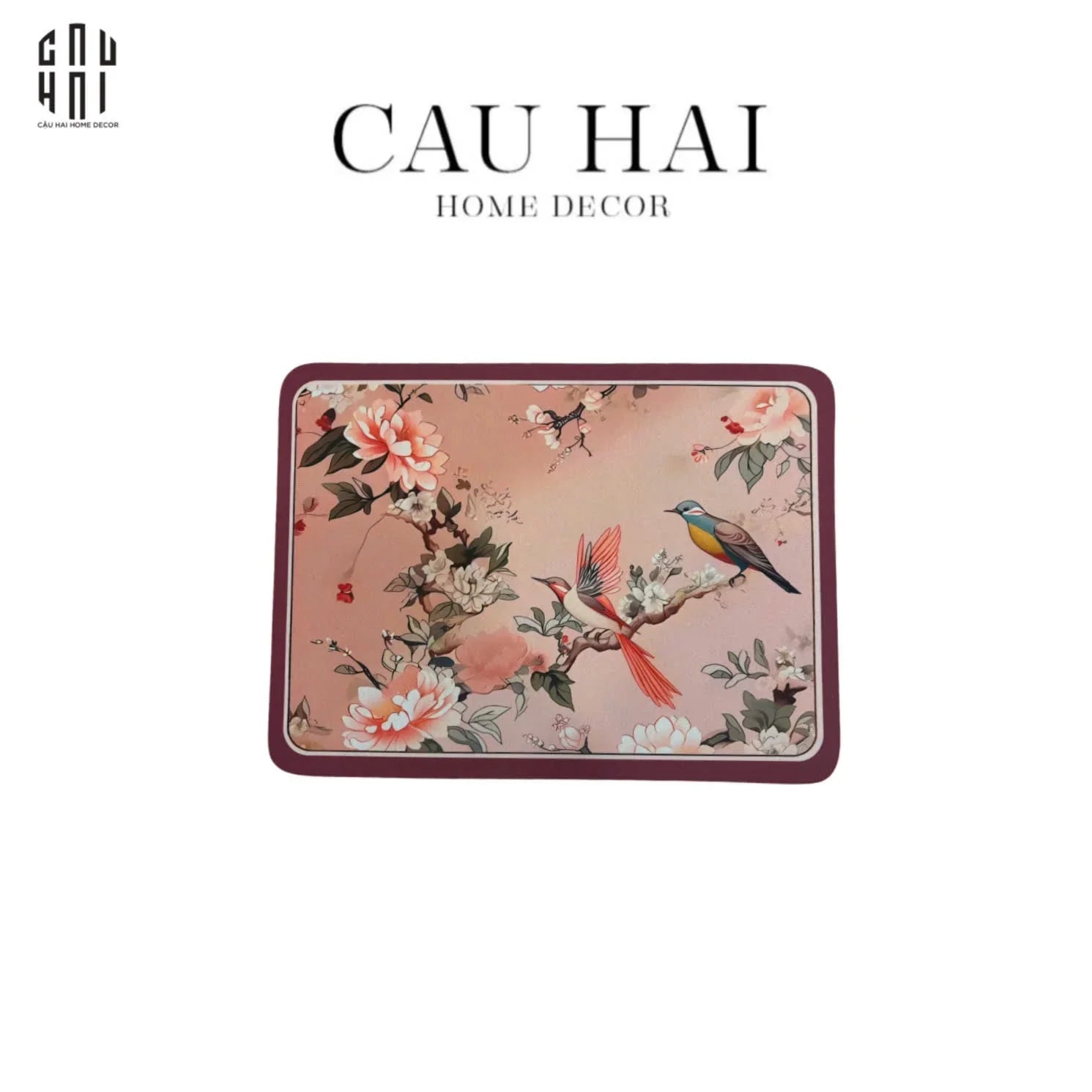 Tấm Lót Microfiber Hồng Yến 30X40Cm-TẤM LÓT BÀN ĂN-CẬU HAI HOME DECOR