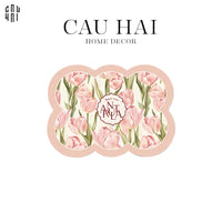 Tấm Lót Microfiber Natural Pinky 30X40-TẤM LÓT BÀN ĂN-CẬU HAI HOME DECOR