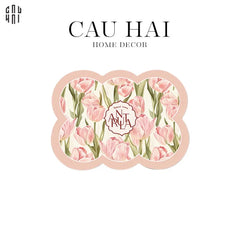 Tấm Lót Microfiber Natural Pinky 30X40-TẤM LÓT BÀN ĂN-CẬU HAI HOME DECOR