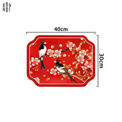 Tấm Lót Microfiber Red Blossom Spring 30X40Cm-TẤM LÓT BÀN ĂN-CẬU HAI HOME DECOR