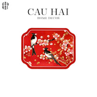 Tấm Lót Microfiber Red Blossom Spring 30X40Cm-TẤM LÓT BÀN ĂN-CẬU HAI HOME DECOR