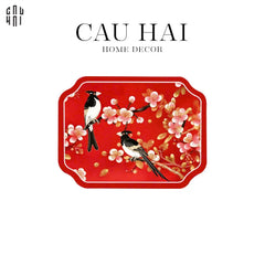 Tấm Lót Microfiber Red Blossom Spring 30X40Cm-TẤM LÓT BÀN ĂN-CẬU HAI HOME DECOR
