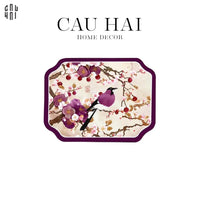 Tấm Lót Microfiber Violet Blossom Spring 30X40Cm-TẤM LÓT BÀN ĂN-CẬU HAI HOME DECOR