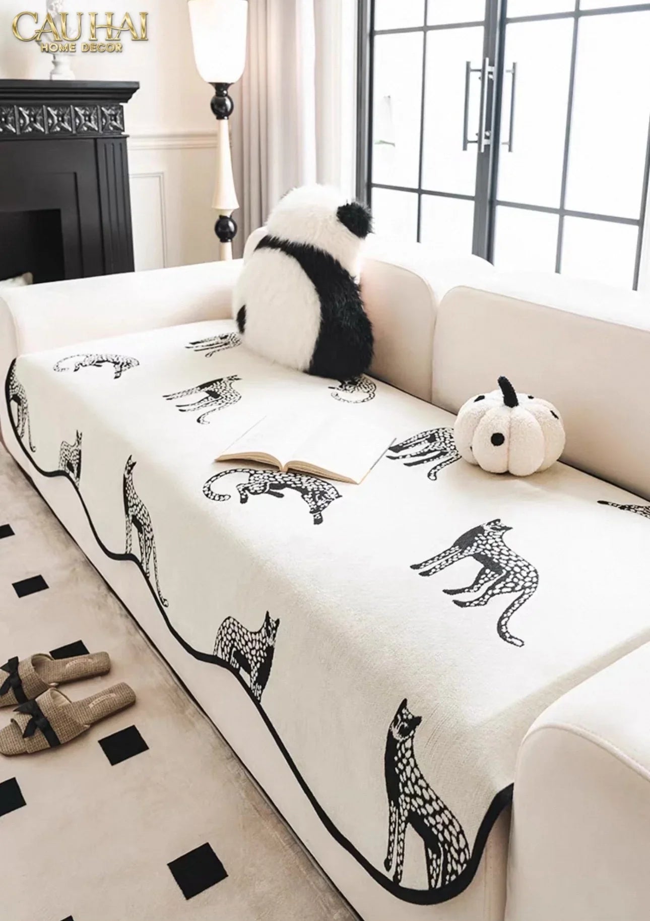 Tấm Phủ Sofa - 90X210 - Panther Squad-NỘI THẤT-CẬU HAI HOME DECOR