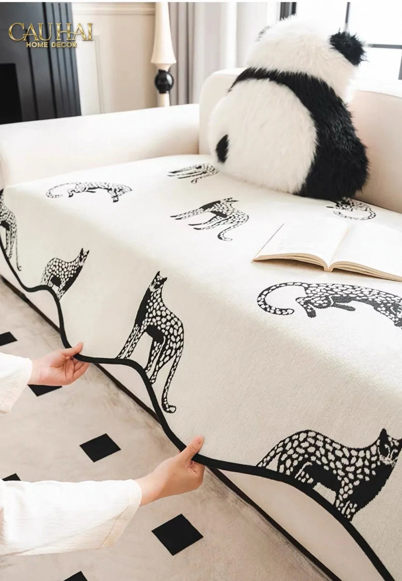 Tấm Phủ Sofa - 90X210 - Panther Squad-NỘI THẤT-CẬU HAI HOME DECOR