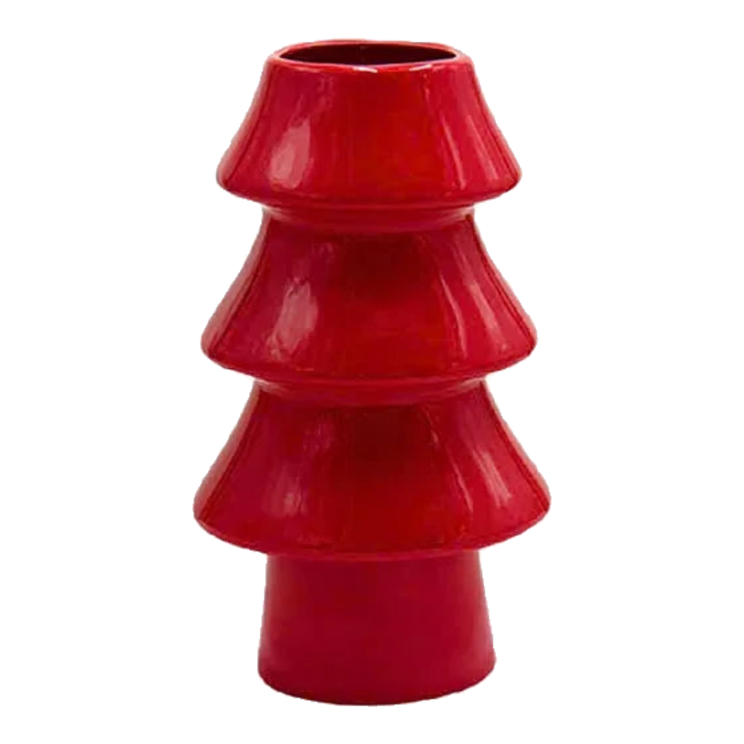Tết Couture - Bình Hoa Christmas Mistletoe Pine Tree Vase Up