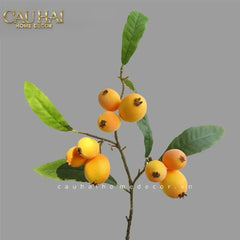 Tết Couture - Cành Hồng Bì 105CM-Hoa Lụa-CẬU HAI HOME DECOR