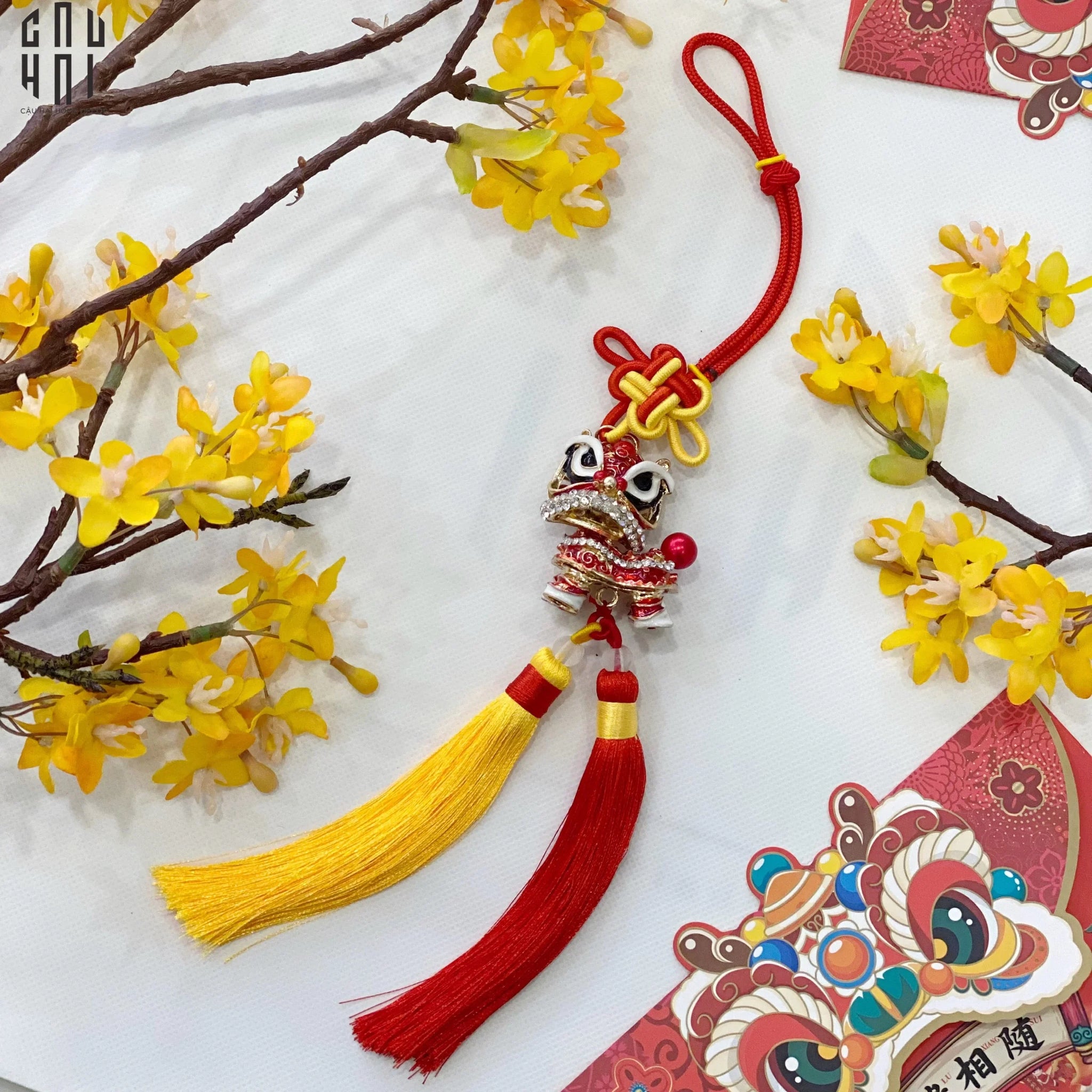 Tết Couture - Dây Treo Kim Lân 2025 - Song Hỷ-Trang Trí Tết-CẬU HAI HOME DECOR