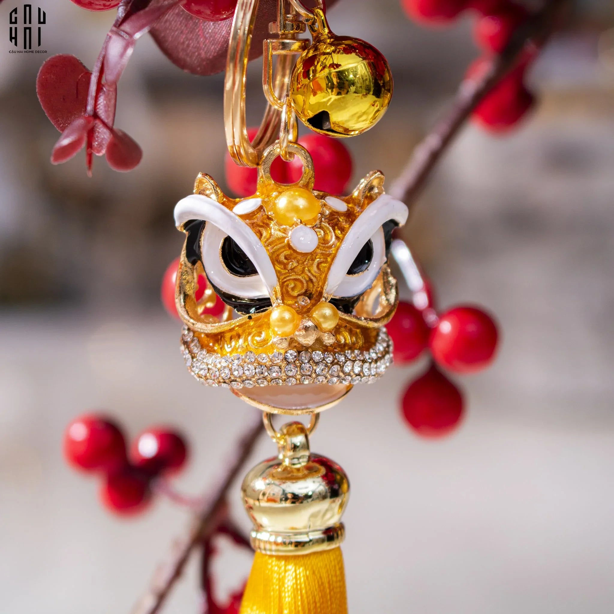 Tết Couture - Dây Treo Kỳ Lân Ánh Vàng-Trang Trí Tết-CẬU HAI HOME DECOR