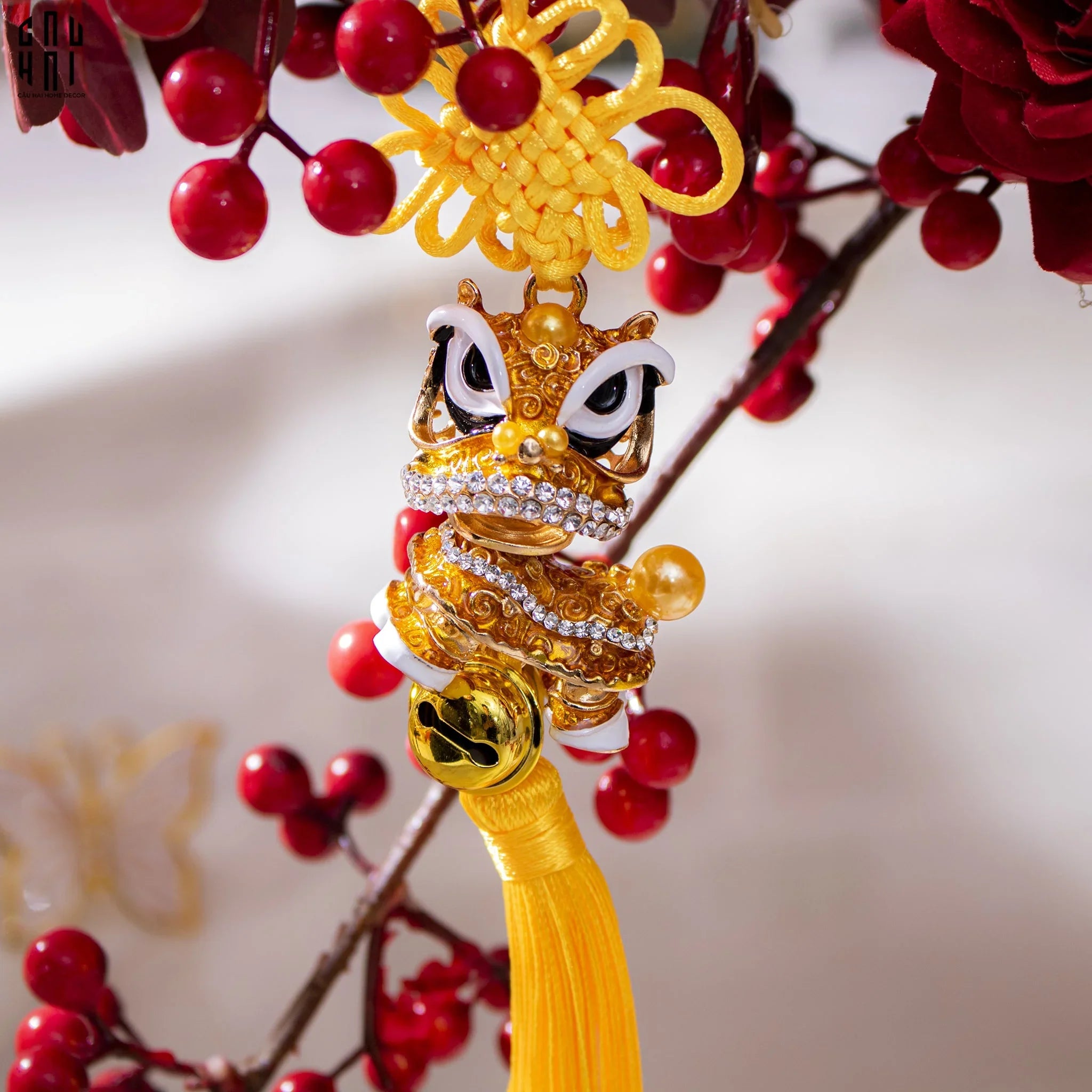 Tết Couture - Dây Treo Kỳ Lân Vàng-Trang Trí Tết-CẬU HAI HOME DECOR