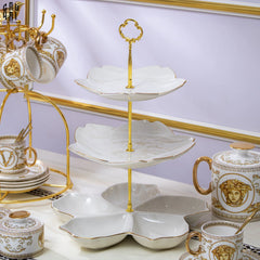 Tết Couture - Đĩa Bánh 3 Tầng Jasmine Étagère Trois Niveaux-CẬU HAI HOME DECOR