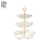 Tết Couture - Đĩa Bánh 3 Tầng Jasmine Étagère Trois Niveaux-SET CHÉN DĨA-Đối tác tại Trung Quốc theo từng đơn đặt hàng-CẬU HAI HOME DECOR