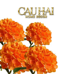 Tết Couture - Set 2 Cành Hoa Cẩm Tú Hydrangea Festive – Silk Floral Branches-Hoa Lụa-CẬU HAI HOME DECOR