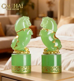 Tết Couture - Set 2 Tượng Lục Bảo Kim Mã 12.5cm Gift Box-TƯỢNG TRANG TRÍ-CẬU HAI HOME DECOR