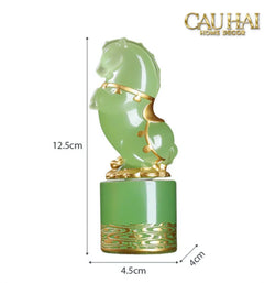 Tết Couture - Set 2 Tượng Lục Bảo Kim Mã 12.5cm Gift Box-TƯỢNG TRANG TRÍ-CẬU HAI HOME DECOR
