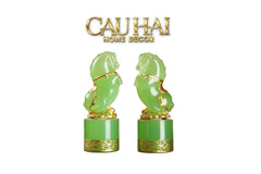 Tết Couture - Set 2 Tượng Lục Bảo Kim Mã 12.5cm Gift Box-TƯỢNG TRANG TRÍ-CẬU HAI HOME DECOR