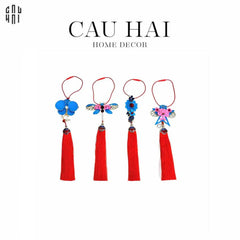 Tết Couture - Set 4 Dây Treo Điểm Thuý Thanh Xuân-Trang Trí Tết-CẬU HAI HOME DECOR