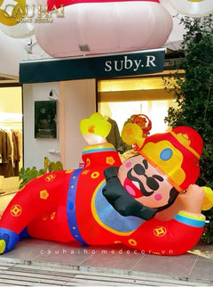 Tết Couture - Thần Tài Bơm Hơi Inflatable God of Wealth D300-NỘI THẤT-CẬU HAI HOME DECOR