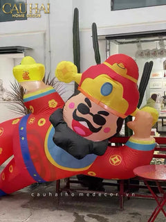 Tết Couture - Thần Tài Bơm Hơi Inflatable God of Wealth D300-NỘI THẤT-CẬU HAI HOME DECOR