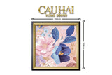 Tết Couture - Tranh Canvas Uv Gen5 Flora De Fortune Serene Elegance 108x108-TRANH TREO TƯỜNG-CẬU HAI HOME DECOR
