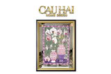 Tết Couture - Tranh Gương UV Gen5 Flora De Fortune Violet Orchidée 108x108-TRANH TREO TƯỜNG-CẬU HAI HOME DECOR