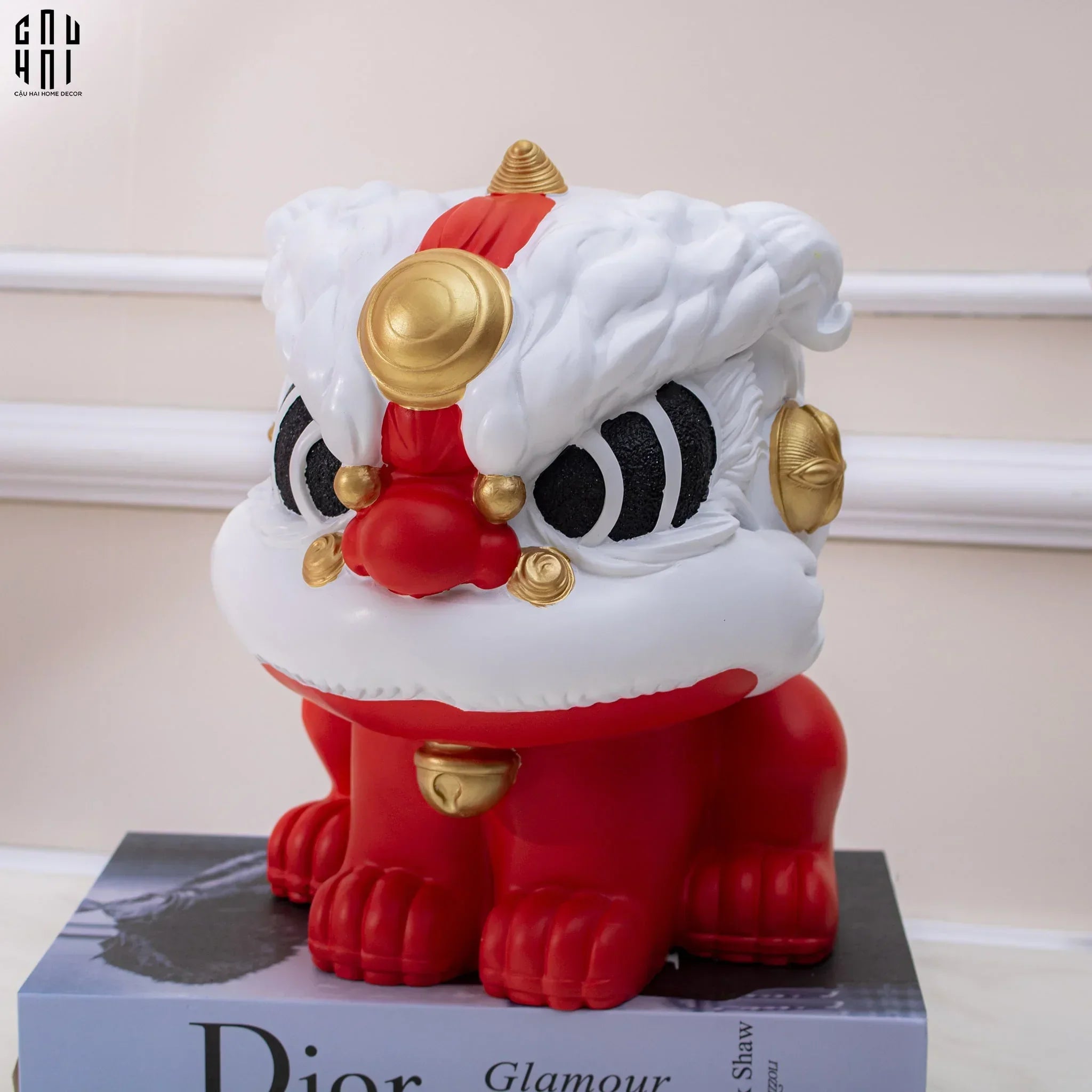 Tết Couture - Tượng Kim Lân Hoàng Kỳ 25-TƯỢNG TRANG TRÍ-CẬU HAI HOME DECOR