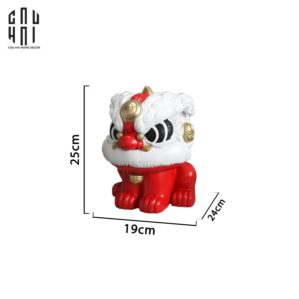 Tết Couture - Tượng Kim Lân Hoàng Kỳ 25-CẬU HAI HOME DECOR