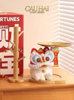Tết Couture - Tượng Kim Lân Phúc Mãn Đường Guardian Lion Key Figurines-TƯỢNG TRANG TRÍ-CẬU HAI HOME DECOR