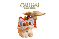 Tết Couture - Tượng Kim Lân Phúc Mãn Đường Guardian Lion Key Figurines-TƯỢNG TRANG TRÍ-CẬU HAI HOME DECOR