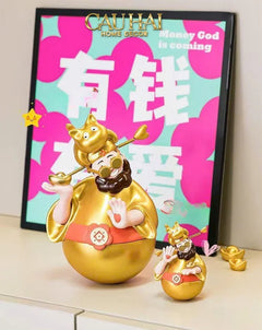 Tết Couture - Tượng Kim Thần Tài Hí Lộc-TƯỢNG TRANG TRÍ-CẬU HAI HOME DECOR